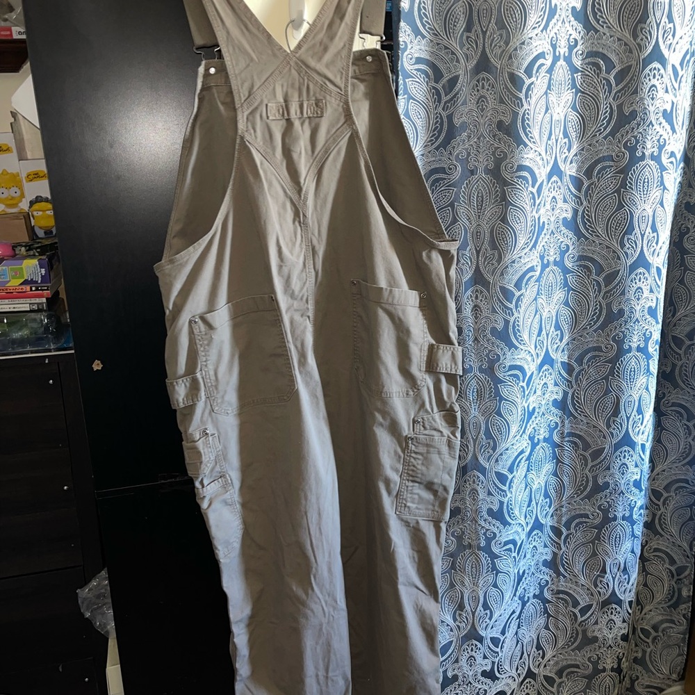 Duluth Trading Bib Overalls  XXL x 30 brown Unisex - Picture 7 of 11